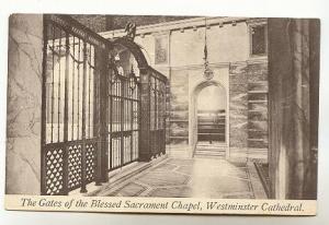 Interior Gates of Blessed Sacrment, Westminster Cathedral London England,...