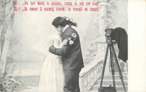 Postcard C-1910 Photographer Camera Studio romance undivided 23-7974