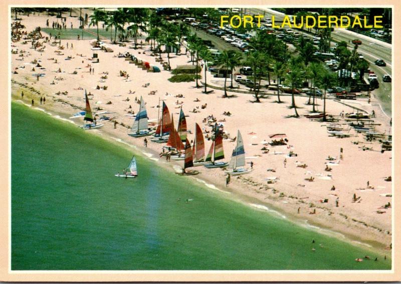 Florida Fort Lauderdale Beach Aerial View