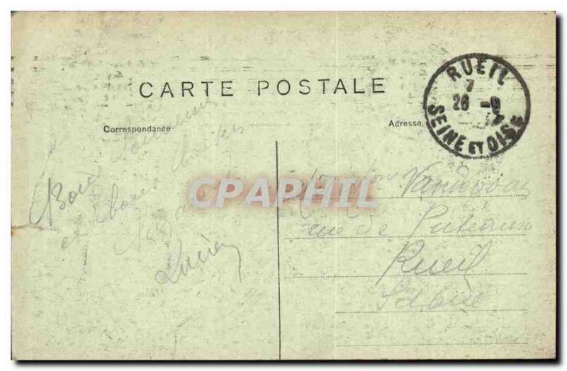 Old Postcard Soissons Rue du Commerce Army