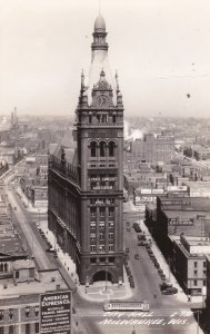 Wisconsin Milwaukee City Hall Real Photo