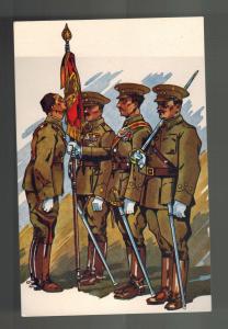 Mint Spain Civil War Postcard set 9 Saviors of the Nation Fascist Army