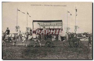 Old Postcard Compiegne Festivals of Jeanne d & # 39Arc