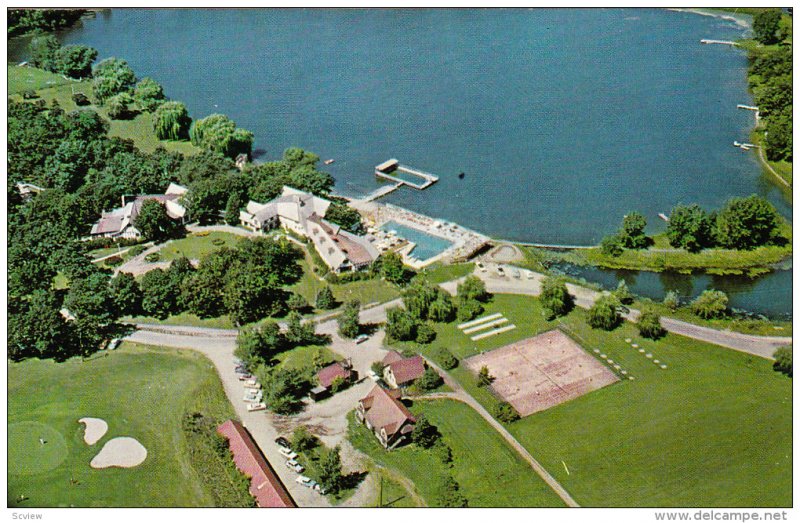 Swimming Pool, Aerial View, Nippersink Manor, GENOA CITY, Wisconsin, 40-60´