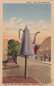 The Big Coffee Pot One Of The Citys Old Landmarks Winston Salem North Carolina