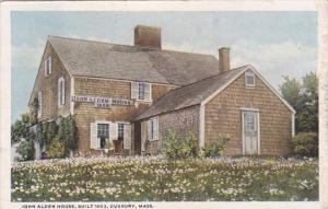 Massachusetts Duxbury John Alden House Built 1653 Curteich 1922