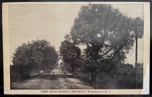 Vintage Postcard 1915-1930 View from Mission Creamery, Wrightstown, NJ