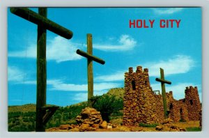 Lawton OK- Oklahoma, Holy City Easter Pageant, Wichita Mt., Chrome Postcard 