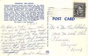 NM, New Mexico   TUCUMCARI MOUNTAIN   Quay County   1967 Chrome Postcard