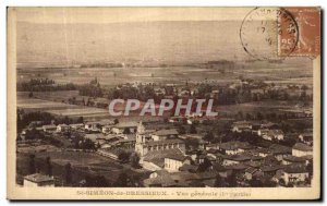 Postcard Old St Simeon de Bressieux Vue Generale