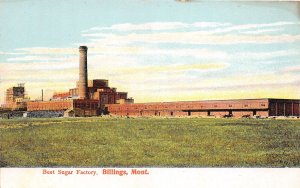 J31/ Billings Montana Postcard c1910 Beet Sugar Factory Building  59