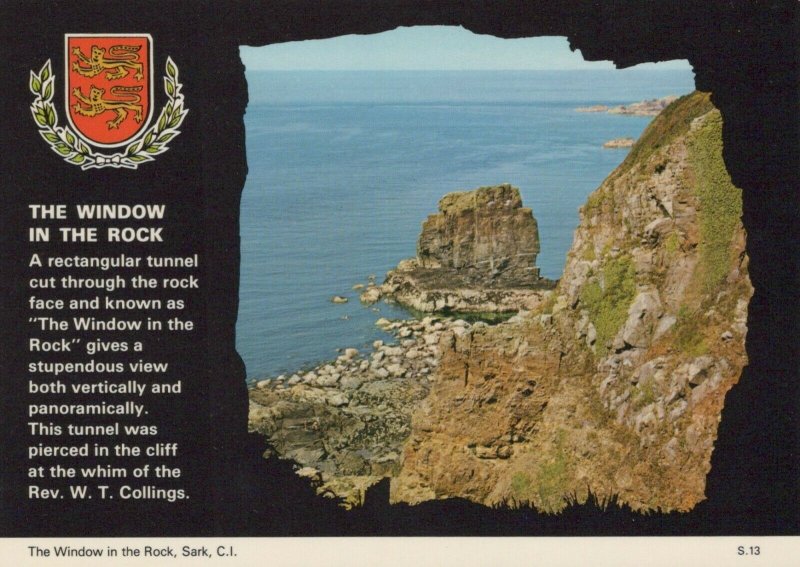 Channel Islands Postcard - The Window in The Rock, Sark   RR8563