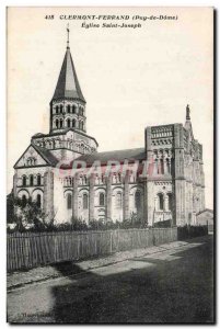 Clermont Ferrand - Eglise Saint Joseph - Old Postcard