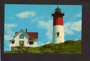 MA Nauset Light House Lighthouse Cape Cod Eastham Mass Massachusetts Postcard