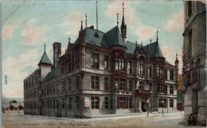 1906 Technical College Huddersfield Yorkshire England Postcard