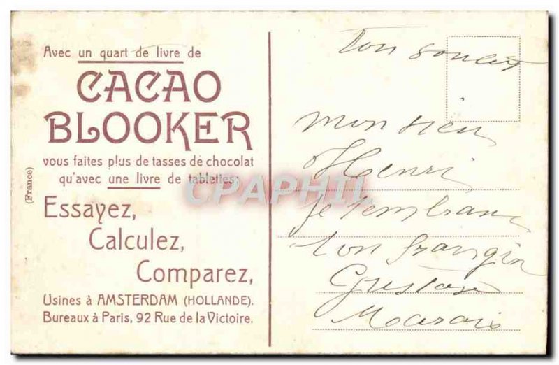 Old Postcard L & # 39Eglise St John Hertogenbosch Cocoa Blooker