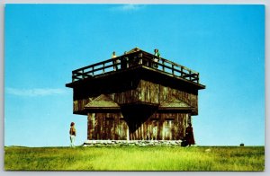 Block House Lincoln State Park Mandan North Dakota ND UNP Chrome Postcard K4