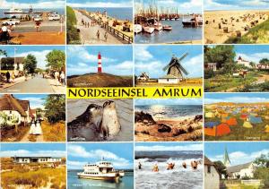 BG12454 nordseeinsel amrum windmill ship bateaux  germany