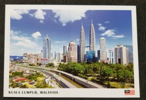 [AG] P72 Malaysia Petronas Twin Tower Kuala Lumpur City Building (postcard) *New