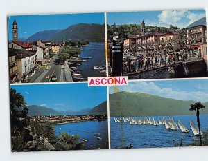 Postcard Views of Ascona Lake Maggiore Switzerland