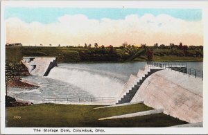 The Storage Dam Columbus Ohio Vintage Postcard C123