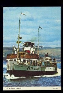 FE3646 - Paddle Steamer - Waverley , built 1946 - postcard