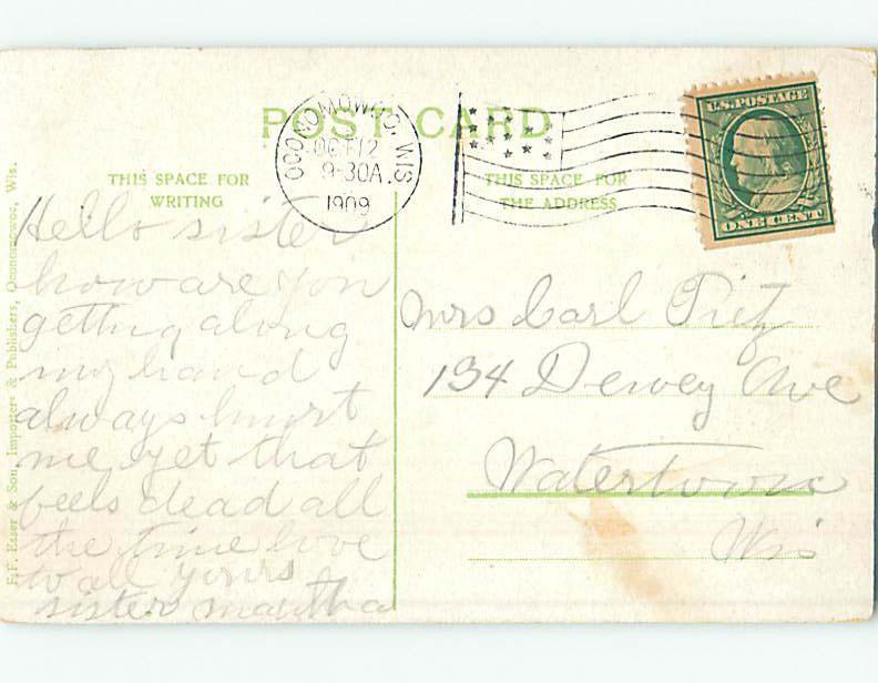 Divided-Back HIGH SCHOOL Oconomowoc Wisconsin WI k0569