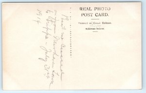 RPPC RMS Paris Steamship Real Photo Postcard