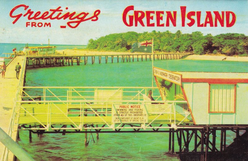 Green Island Barrier Reef 10x Australia Postcard Folding Book