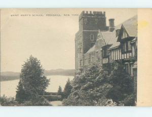 Divided Back SCHOOL SCENE Peekskill New York NY J8802