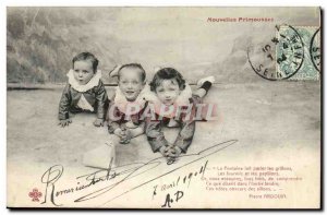 Old Postcard Fantasy Children New frimousses