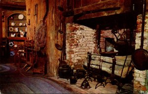 Massachusetts Duxbury John Alden House The Kitchen Fireplace