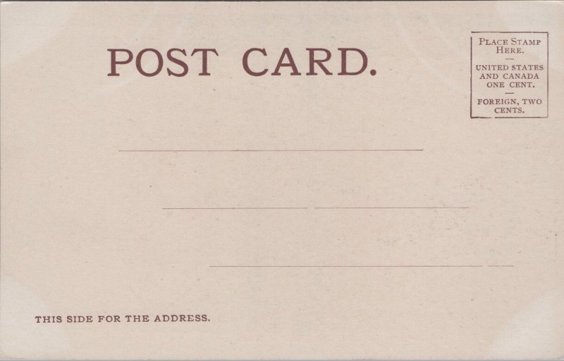 High School Building Duluth Minnesota Vintage Postcard C072