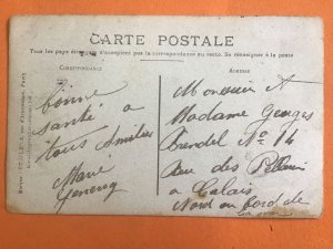 France 1908    Dirigible Balloon Zeppelin Airship Postcard R39468