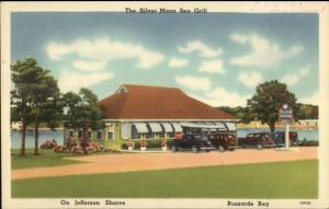 Buzzards Bay Cape Cod MA Silver Moon Sea Grill Postcard