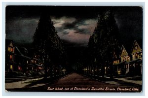 1914 East 82nd Cleveland's Beautiful Streets Cleveland Ohio OH Antique Postcard 