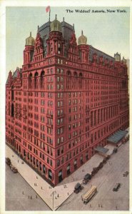 USA The Waldorf Astoria New York City Vintage Postcard 07.39