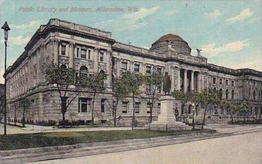 Wisconsin Milwaukee Public Library And Museum 1912