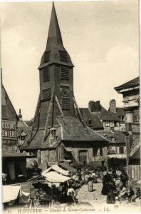 CPA HONFLEUR - Clocher de Ste-Catherine (272335)