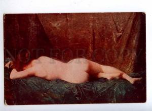 190088 Lazing Dreaming NUDE Woman by Gabriel GUAY Vintage PC