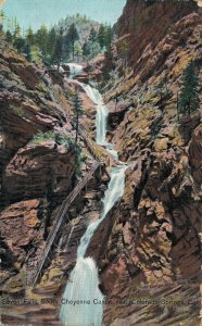 USA Seven Falls South Cheyenne Canyon Near Colorado Springs 06.42