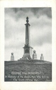 South Africa Combe Hill Monument in Memory of the Bucks. Men who felt in War