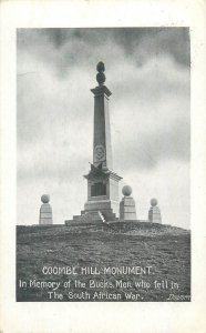 South Africa Combe Hill Monument in Memory of the Bucks. Men who felt in War 