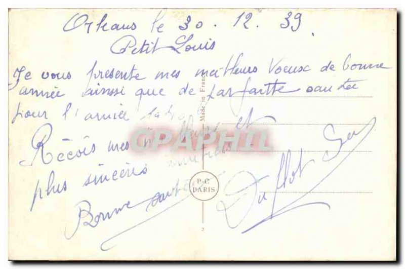 Postcard Old Bonne Annee