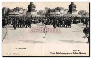 Stereoscopic Card - The Avant Garde - Julien Damoy - Old Postcard