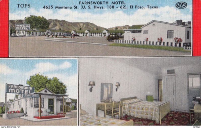 EL PASO , Texas , 1930-40s ; Farnsworth Motel