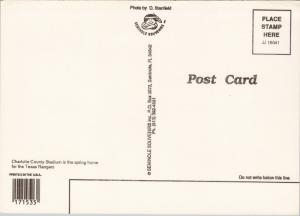 Texas Rangers Charlotte County Stadium Spring Training Baseball Postcard D57