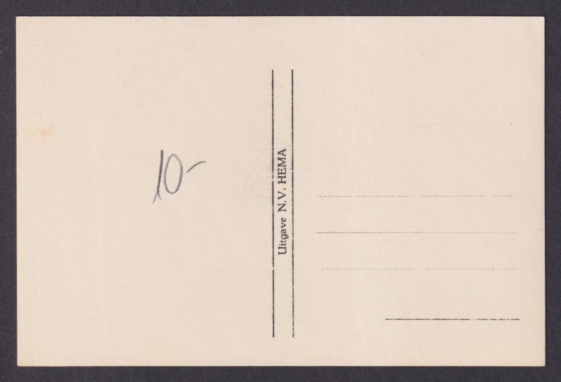 Vintage Postcard Netherlands Groningen Theater