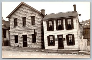 RPPC Real Photo Postcard -  Mark Twain Museum - Hannibal, Missouri