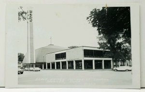 Spencer Iowa Grace United Methodist Church RPPC Real Photo Postcard J4